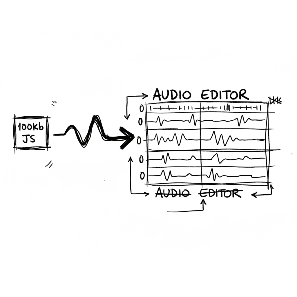 Audiomass: Multitrack Audio Editing via 100kb of Vanilla JavaScript