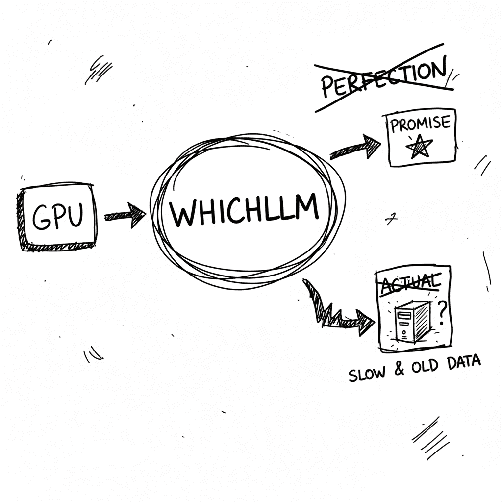 Automated Hardware Matching and Model Benchmarking with whichllm