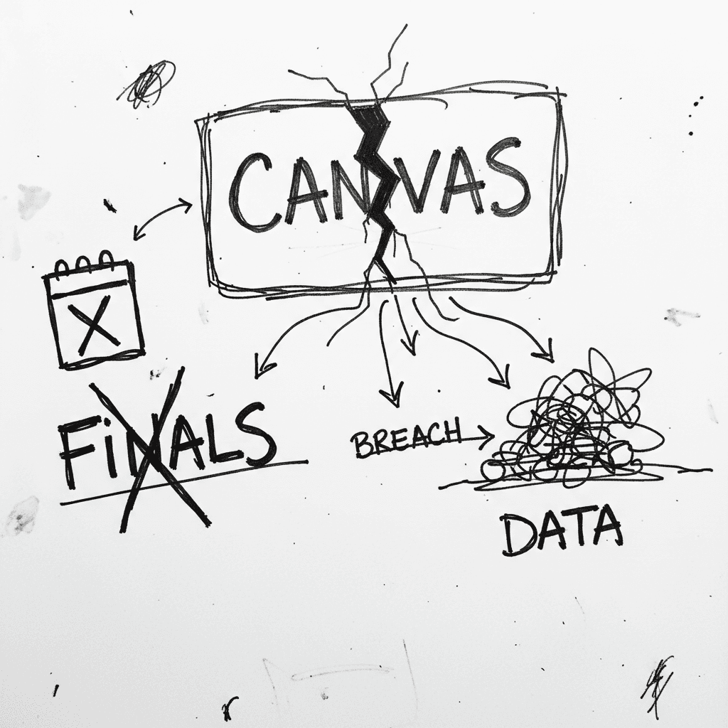 Canvas sufre brecha masiva de 3.65 TB y caída global de servicios