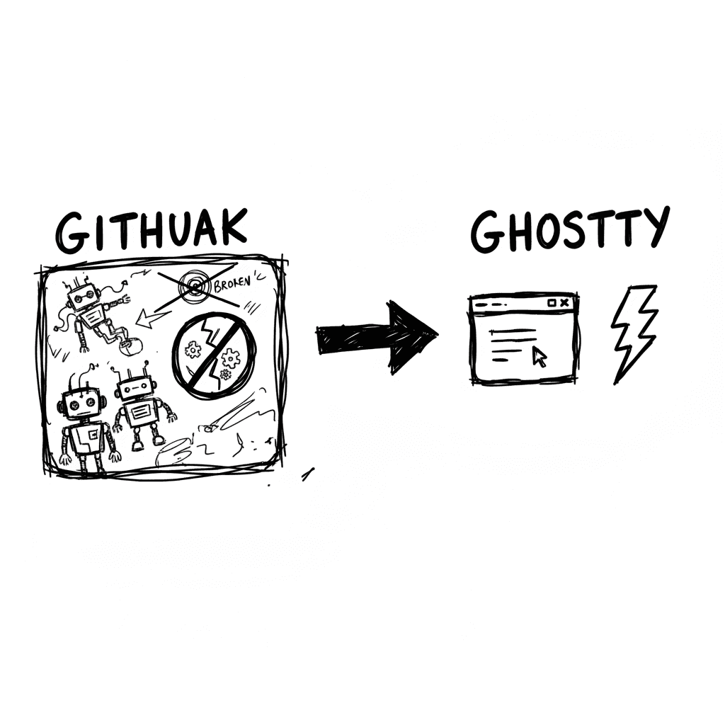 Ghostty : migration forcée hors de GitHub pour le terminal de Mitchell Hashimoto