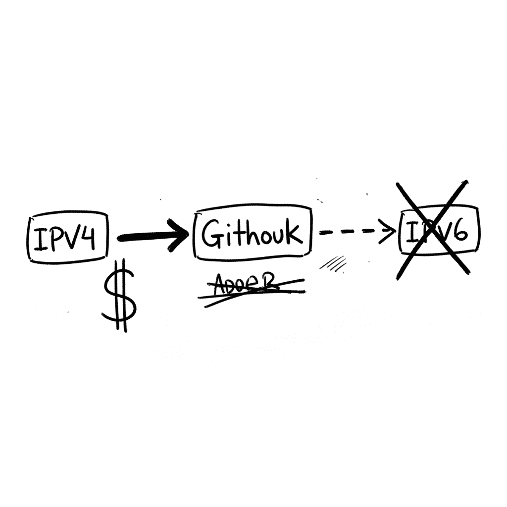 L'absence de support IPv6 natif sur GitHub en 2026