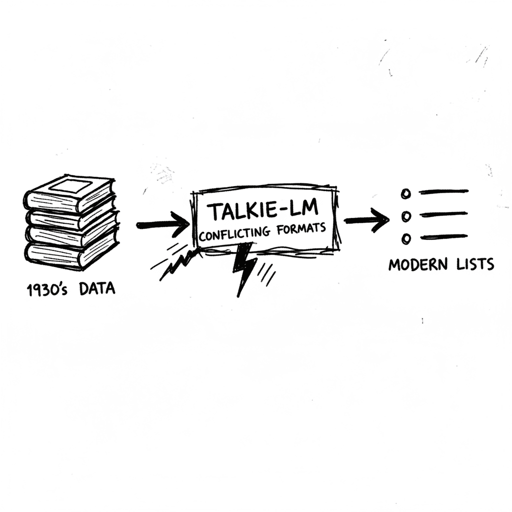 Talkie-LM: Un modelo de 13B entrenado con datos anteriores a 1931