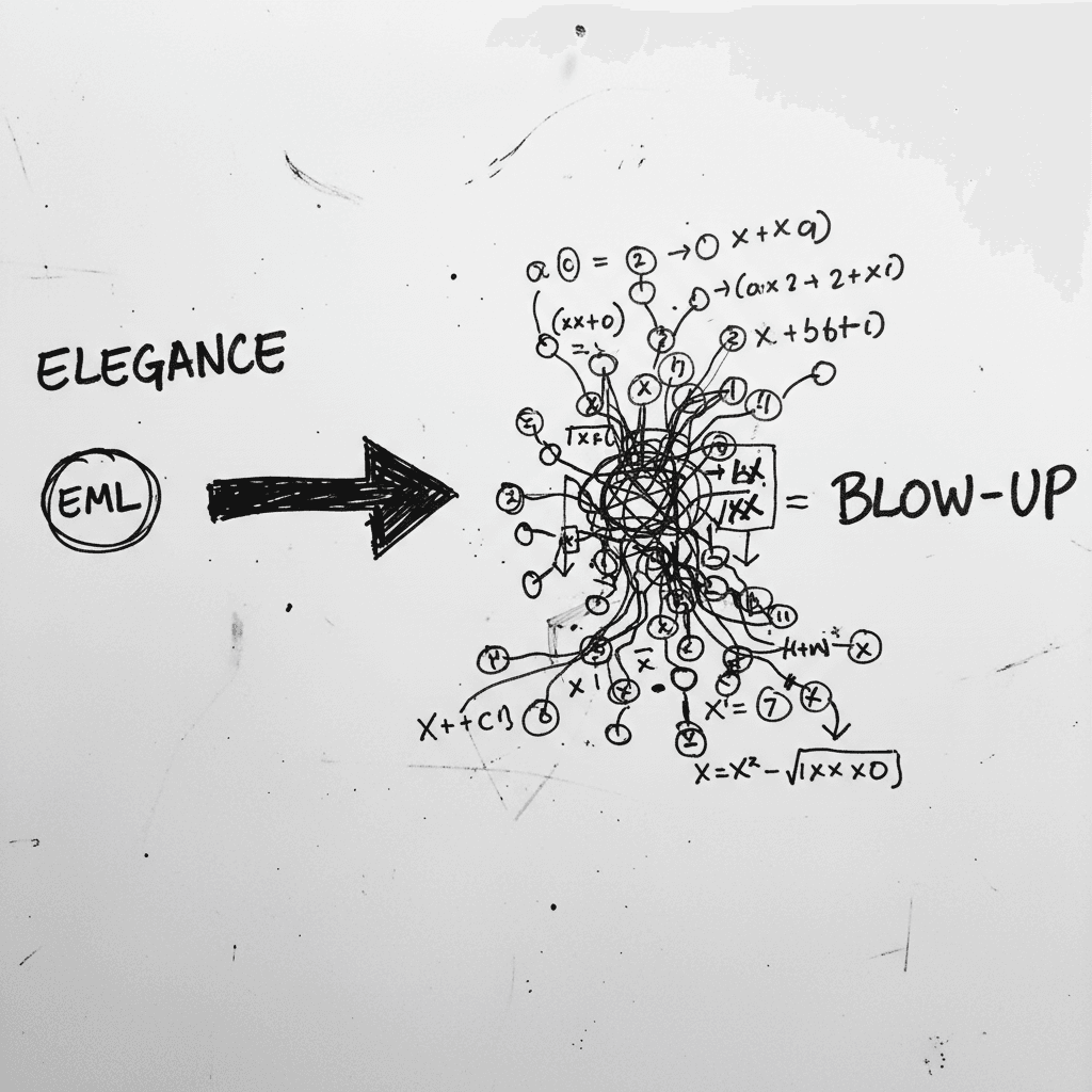 The EML Operator: Mathematical Uniformity at the Cost of Computational Efficiency